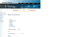 Desktop Screenshot of pensions-advice.me.uk